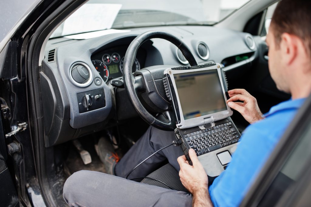 Car computer repair software updates